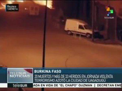 Atentados en Burkina Faso dejan al menos 20 muertos y 33 heridos