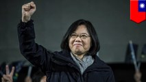 Taiwan democratically elects its first female president Tsai Ing-wen in a landslide victory