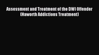 Assessment and Treatment of the DWI Offender (Haworth Addictions Treatment) [PDF Download]