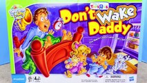 Dont Wake Daddy Kids & Family Game night BOARD GAME Unboxing & Toy Review by DisneyCarToy
