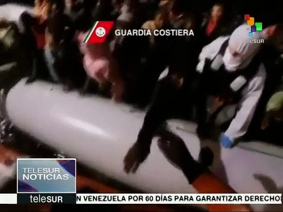 Italia: condiciones climáticas no impiden llegada de refugiados