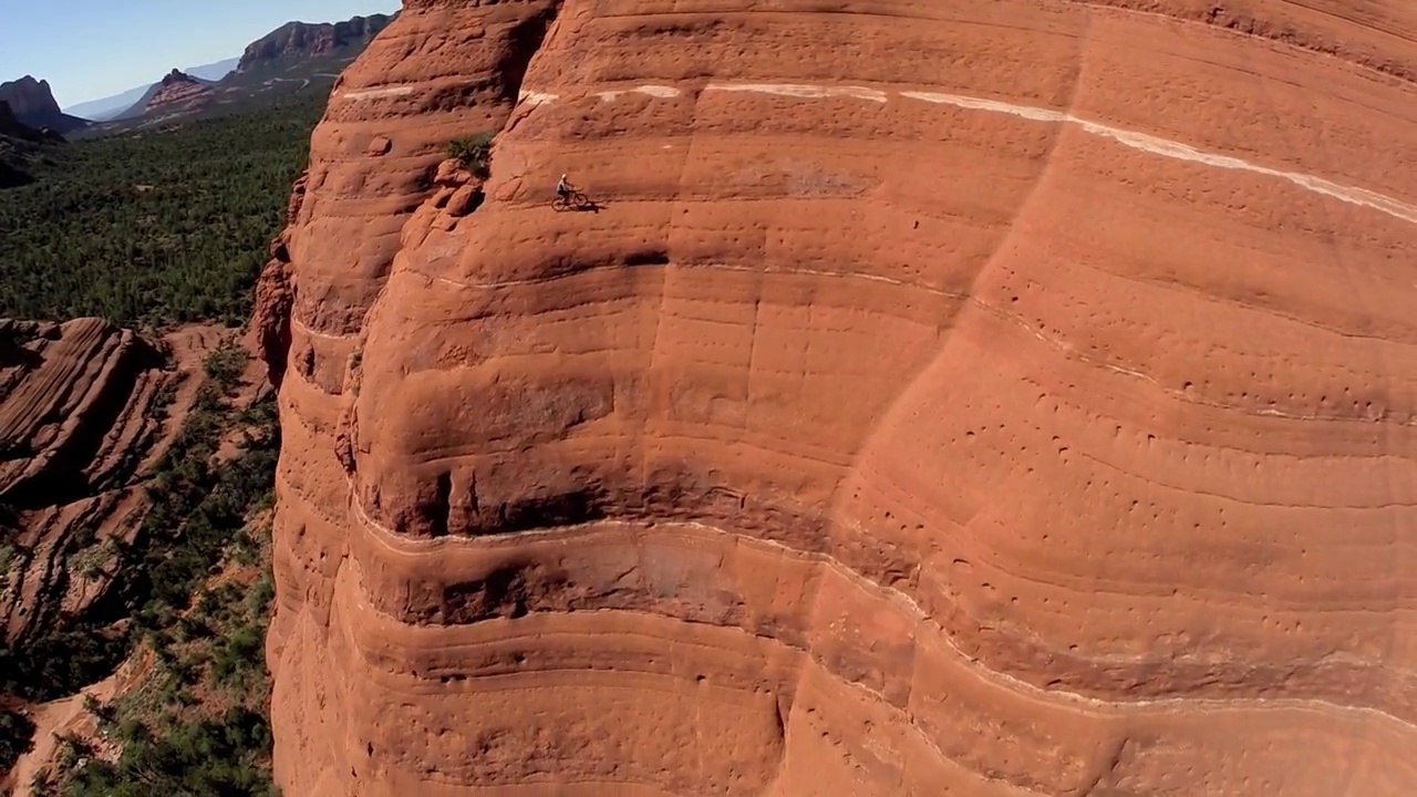 Unbelievable Bike Riding on Mountain Edge - Awesome !