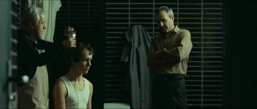 stripped of his long hair in a catalan correctional centre