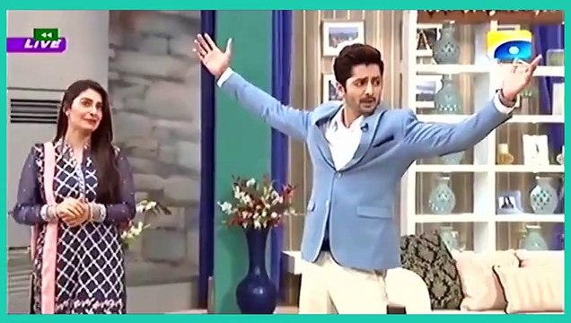 Ayeza Khan & Danish Taimoor & Nadia Khan as Shahrukh Khan