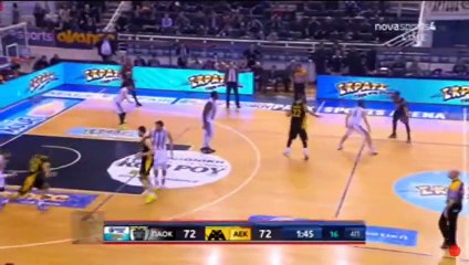 ΠΑΟΚ ΑΕΚ 79-75 Μπασκετ Ελλαδος  (16_1_2016)