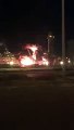 حريق وإنفجار كبير في مصفاة الجبيل في السعودية