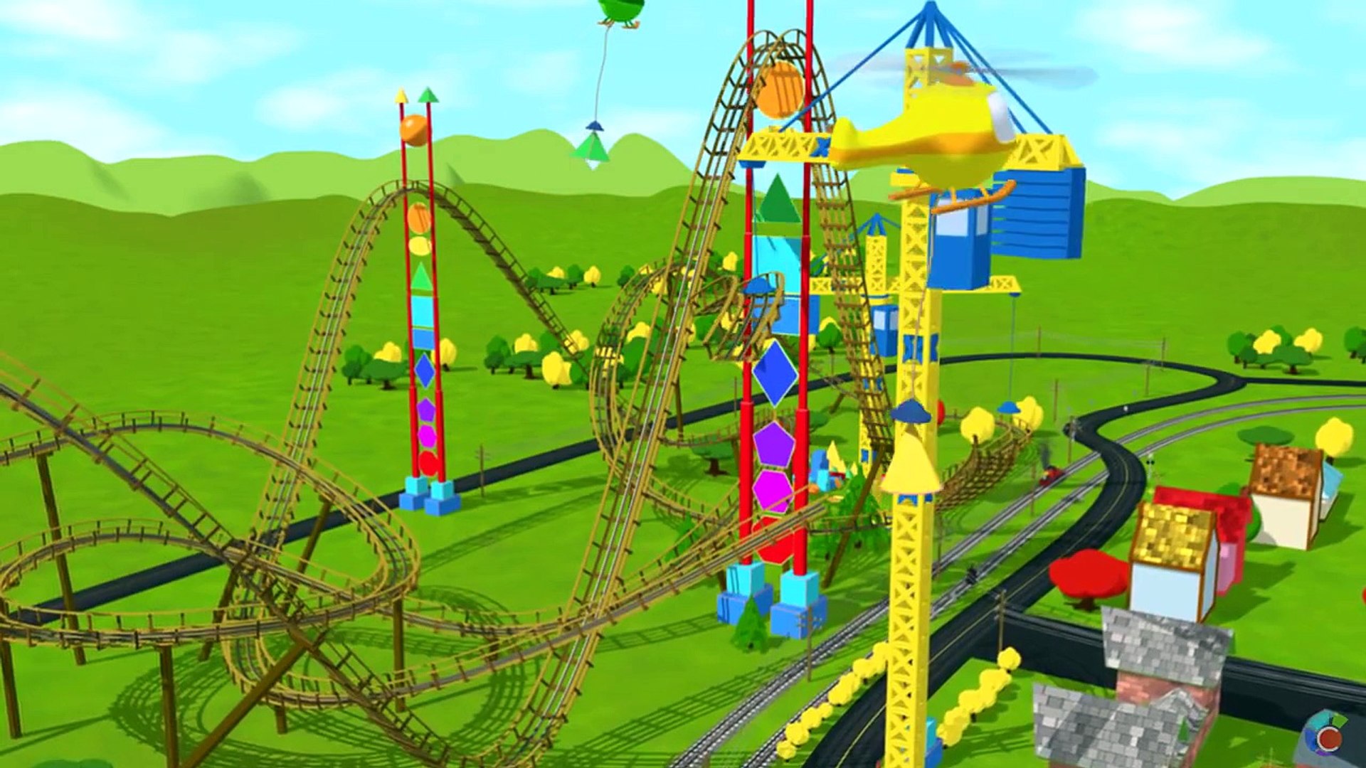 Learn about Shapes with Shawns Roller Coaster Adventure! (Learn 15 2D and  3D shapes) - Dailymotion Video