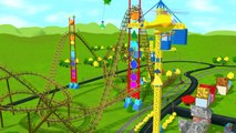 Learn about Shapes with Shawns Roller Coaster Adventure! (Learn 15 2D and 3D shapes)