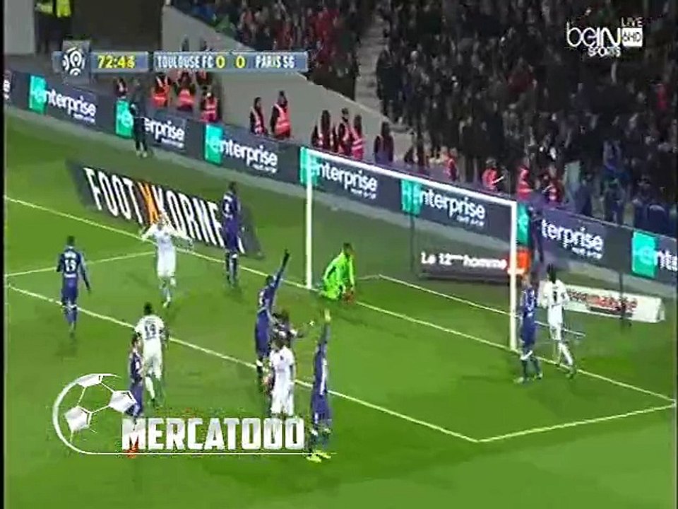 اهداف مباراة ( تولوز 0-1 باريس سان جيرمان ) دوري الفرنسي
