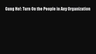Read Gung Ho!: Turn On the People in Any Organization PDF Free