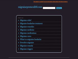 migraine protocol 101
