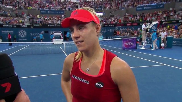 Angelique Kerber press conference (QF) | Brisbane International 2016