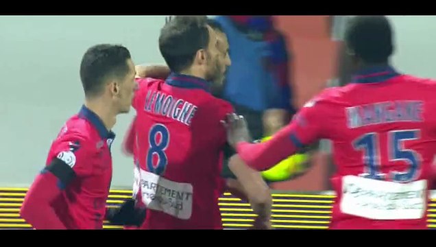 Khalid Boutaïb Goal HD - GFC Ajaccio 1-0 Reims - 16-01-2016