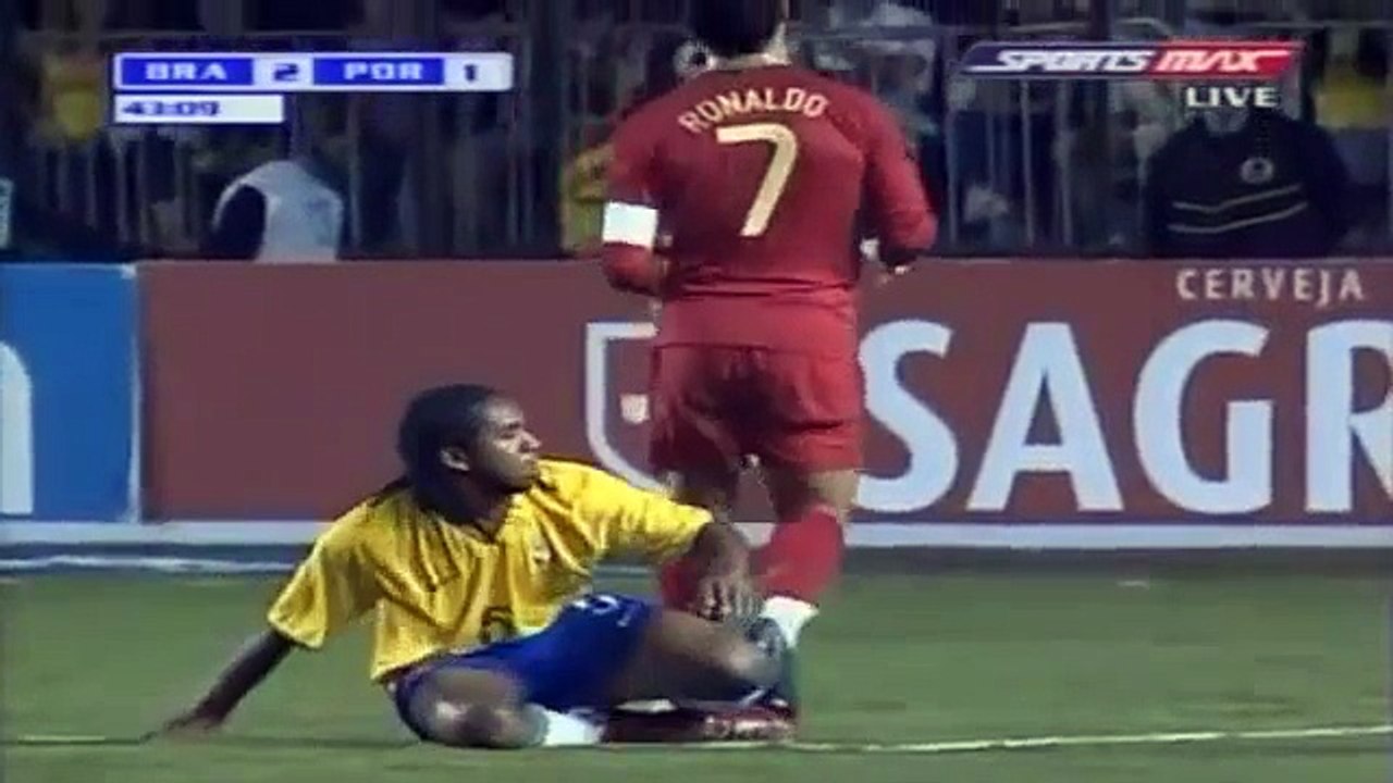 Cristiano Ronaldo vs Brazil Away 2008/2009 (English Commentary)