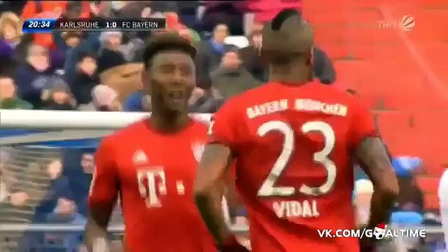 Karlsruher 2 - 1 Bayern Munich All Goals and Full Highlights 16-01-2016 - Friendly Match