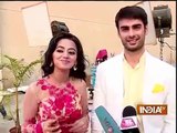 Swaragini - Sanskar Gifts Swara a Blue Colour Dress-India Tv