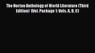 [PDF Download] The Norton Anthology of World Literature (Third Edition)  (Vol. Package 1: Vols.