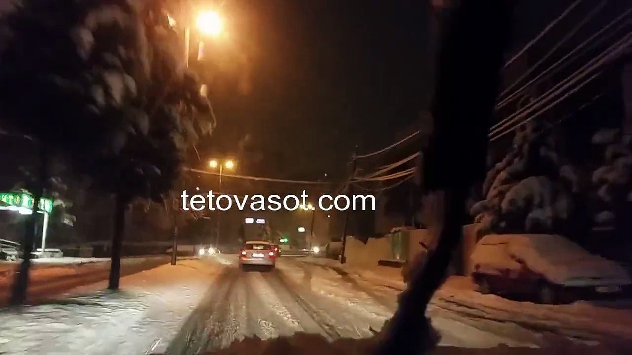 Pastrohet bora në Tetovë, të gjitha rrugët e kalueshme