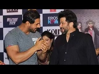 John Abraham & Anil Kapoor Promote Welcome Back @ Viviana Mall