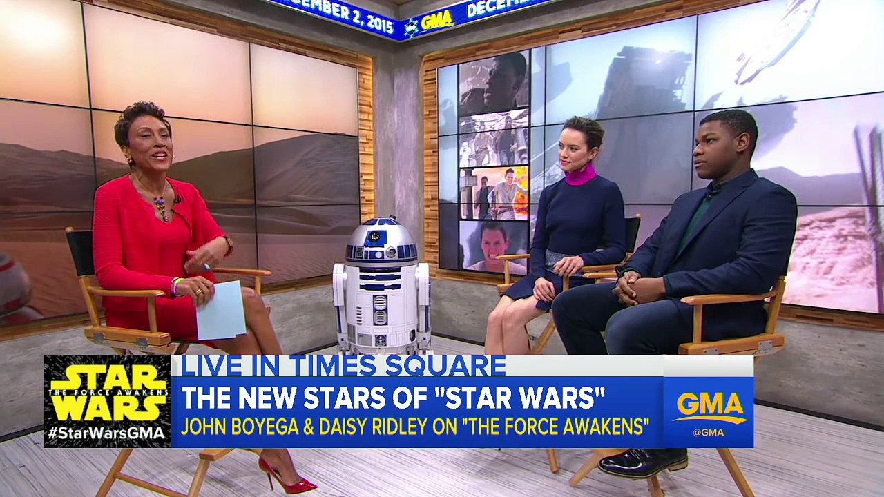 Star Wars: The Force Awakens Interview with Daisy Ridley, John Boyega