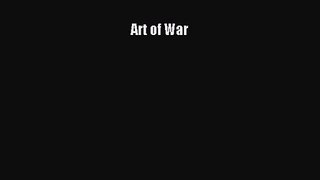 Read Art of War Ebook Free