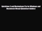 PDF Download Quicktime 3 and Movieplayer Pro for Windows and Macintosh (Visual QuickStart Guides)