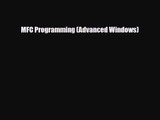 PDF Download MFC Programming (Advanced Windows) Download Online