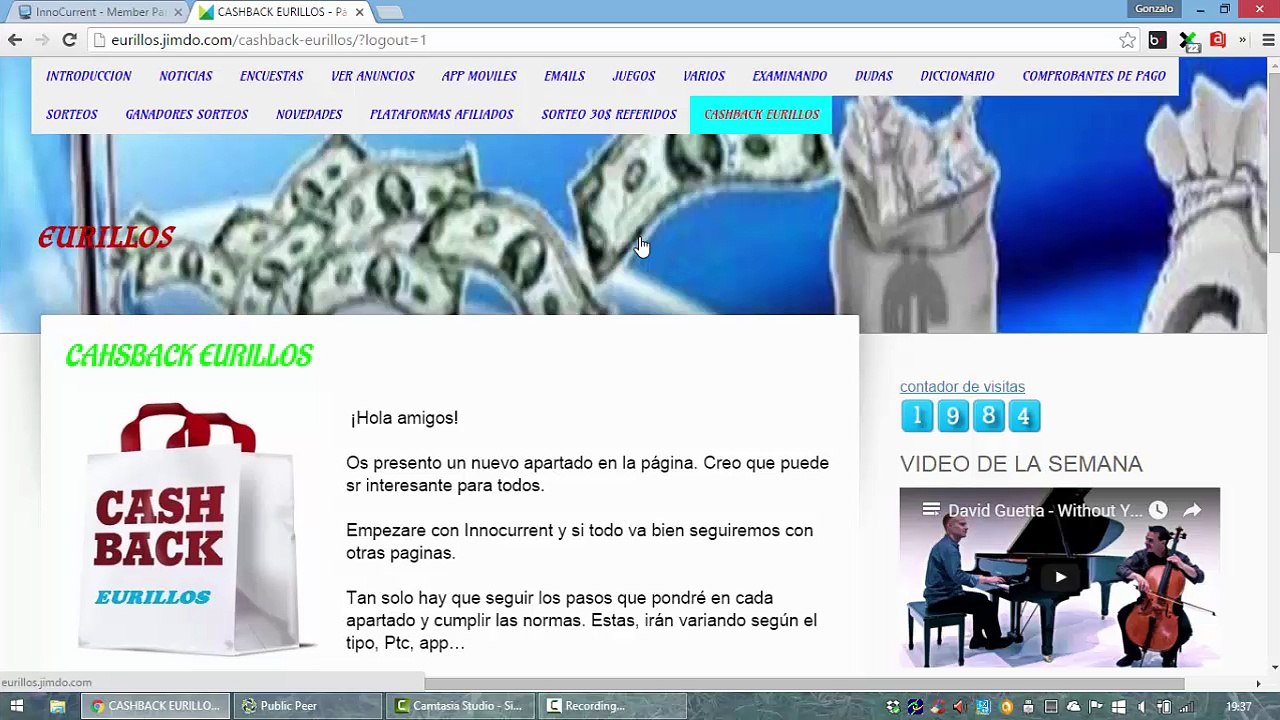CASHBACK EURILLOS
