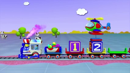 Kids crtns in 3D ANMTN: Learn to Count: 10 Blocks Train