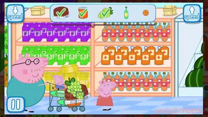 Peppa Pig Shopping | Full Game play | Best iPad app demo for kids
