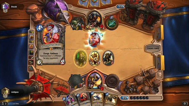Hearthstone Biggest Leeroy Jenkins fail