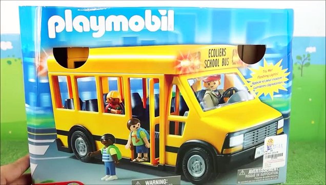 Pig George e Peppa Pig Conhecem o Ônibus Escolar Playmobil para volta às Aulas 2016 Brinquedos Toys Funny So Much! Videos