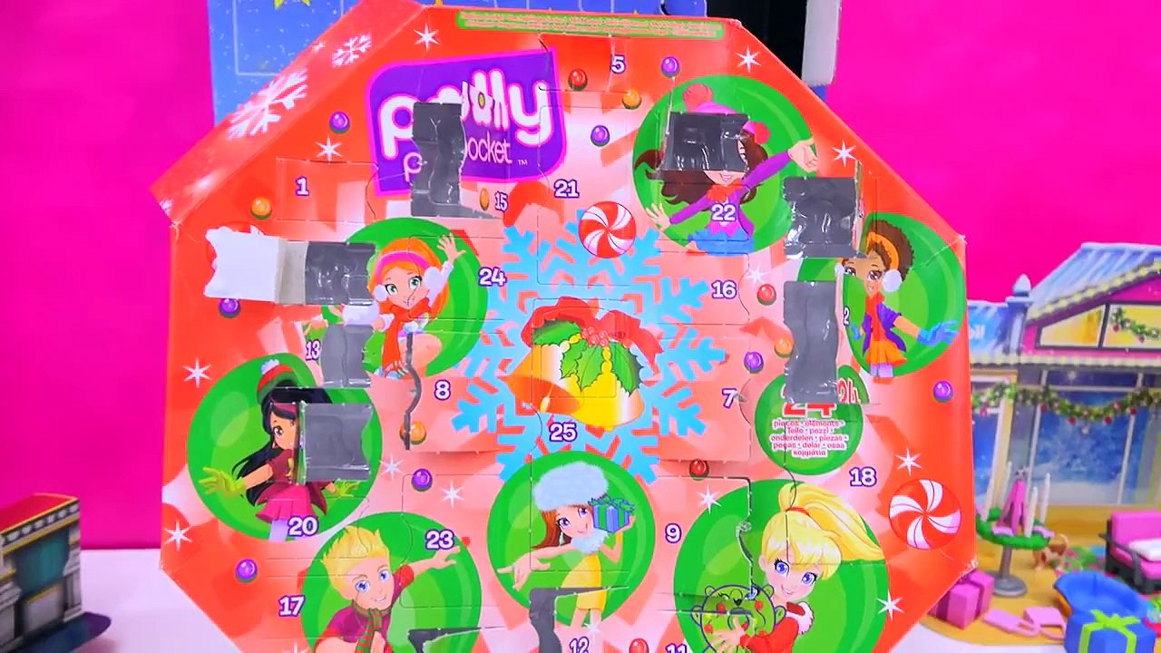 Polly Pocket, Playmobil Holiday Christmas Advent Calendar Day 16 Toy Surprise Opening Vide