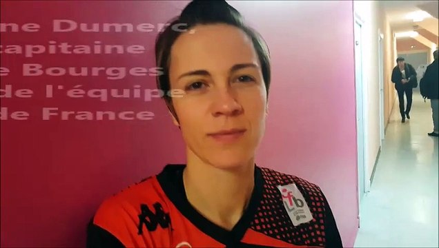 Arras: Céline Dumerc en interview après la victoire de Bourges à Arras
