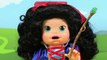Baby Alive Snow White Makeover Eats Hans, Evil Queen, and Star Wars. DisneyToysFan.