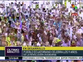 Ecuador: Pdte. Correa llama a defender las conquistas sociales