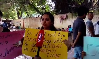 Protest against unethical journalism guwahati