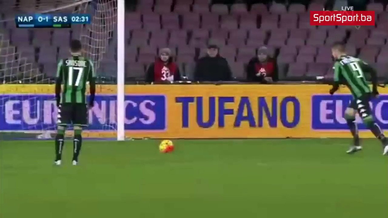 Napoli - Sassuolo 2:1 (Goals)