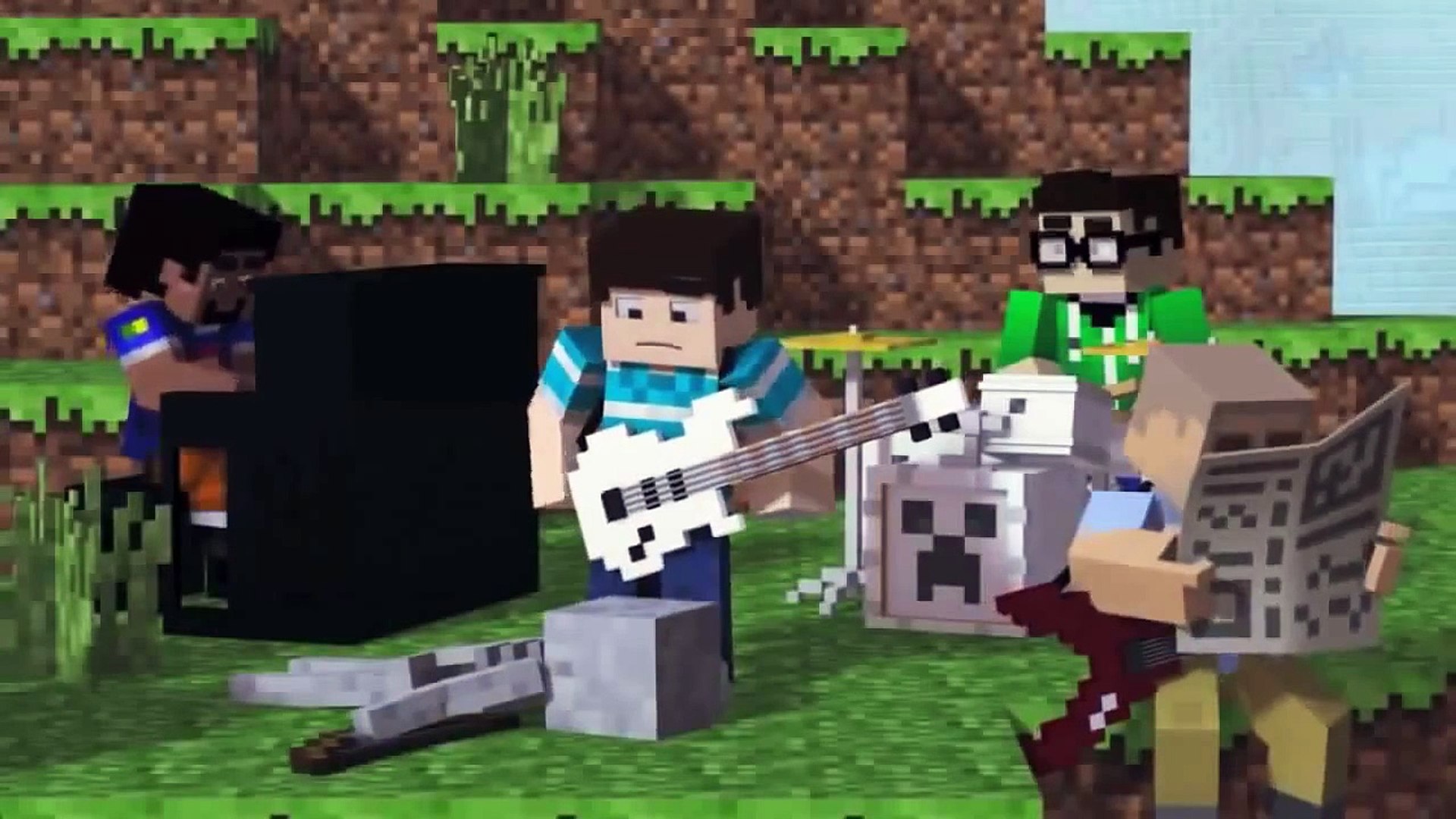 TOP 5 Minecraft Songs 2 Best New Animated Minecraft Songs of 2014 Minecraft Music Video