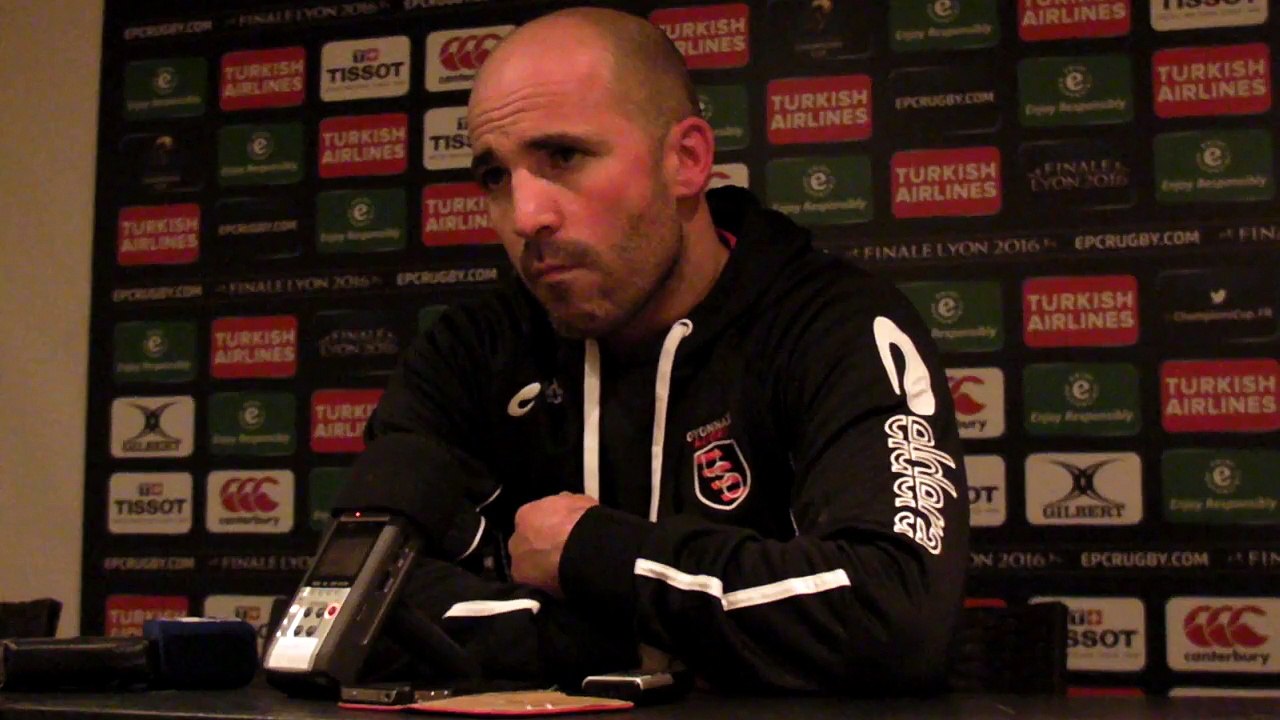 Rugby Champions Cup - Johann Authier (2) après Oyonnax - Stade Toulousain