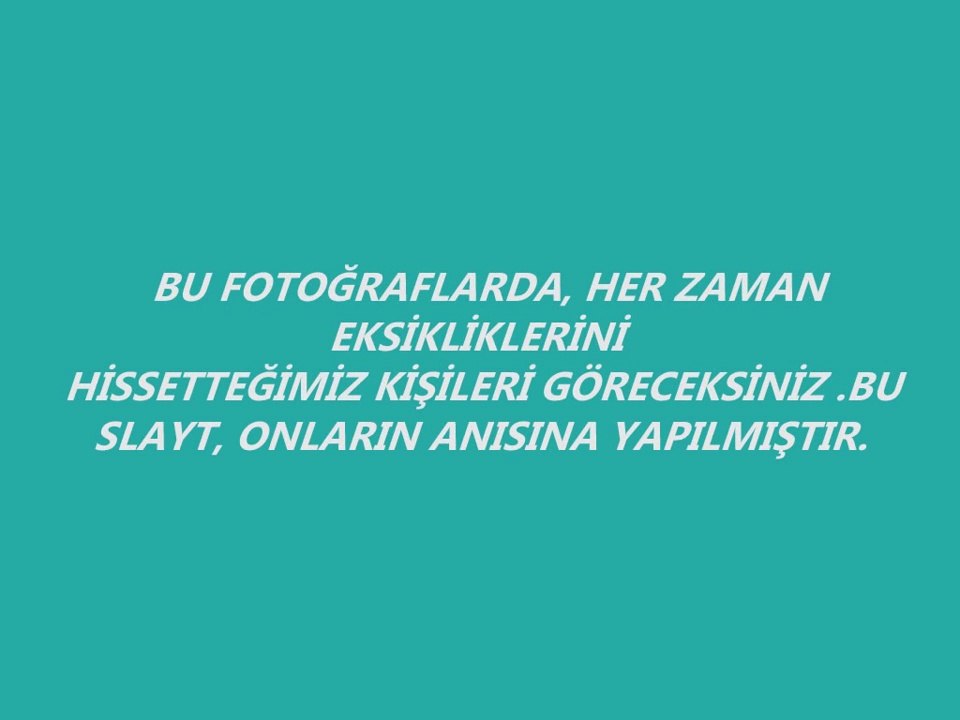 aramızdan ayrılanlar