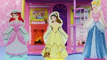 Disney Princess Belle Magnet Dress Up Doll with Cinderella and Little Mermaid Ariel Magnet Dolls