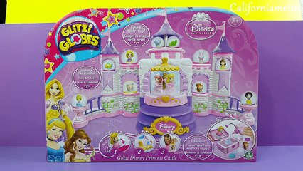 Download Video: Glitzi Globes Spin n Sparkle Castle Playset Disney Princess Belle Ariel Sleeping Beauty & Friends