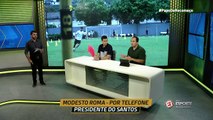 Em entrevista ao Fim de Papo, presidente do Santos falou sobre Lucas Lima