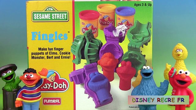 Pâte à modeler Play Doh 1 rue Sésame Elmo Fingles Sesame Street Playset
