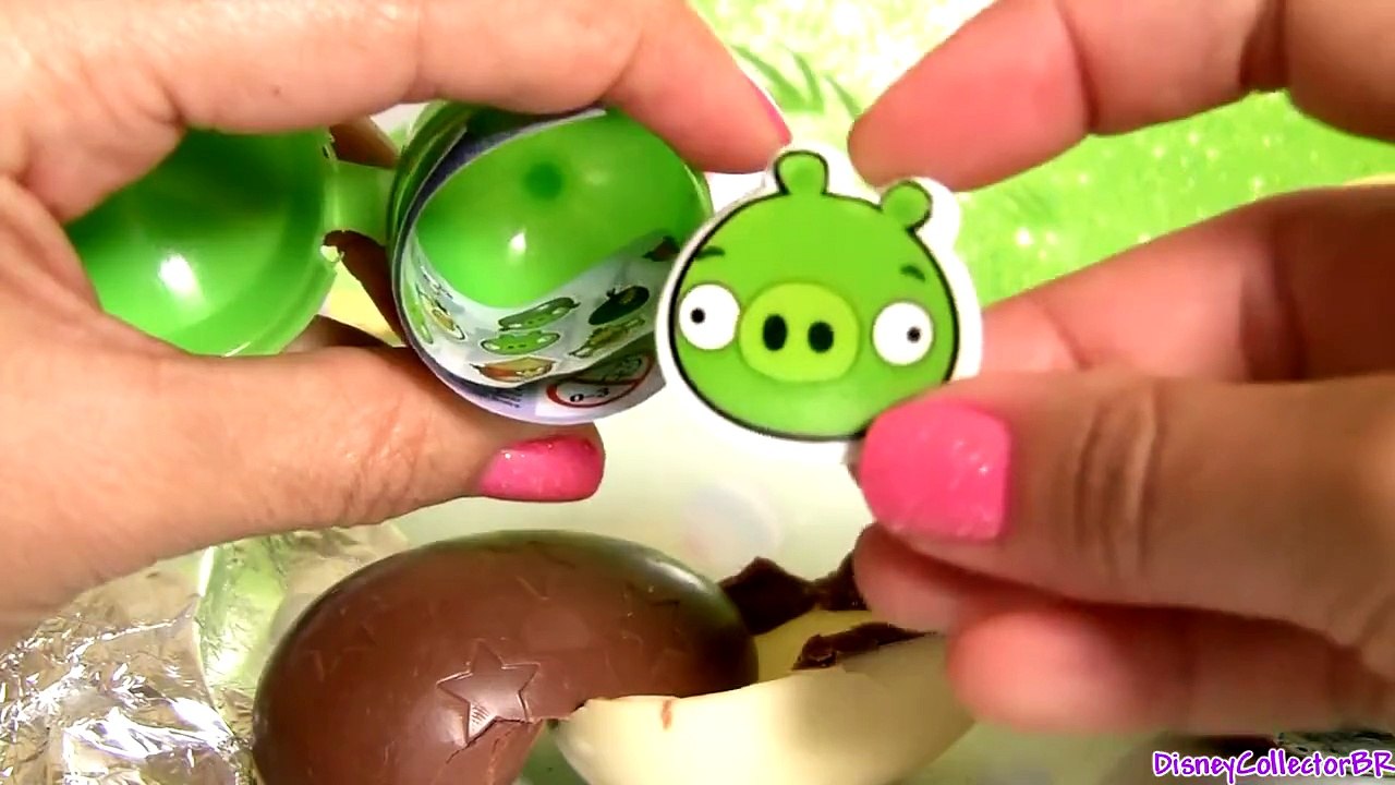 Angry Birds Toys Huevos-Sorpresa Bad Piggies Chocolate Surprise Eggs Unboxing by Fun Toys