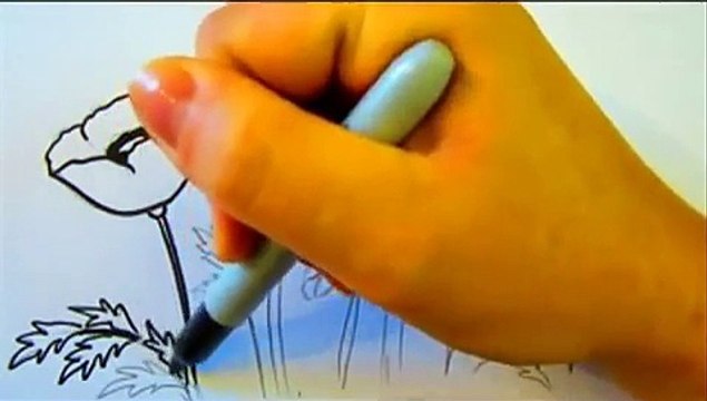 Flower Tutorial How To Draw Flowers Poppy Flowers