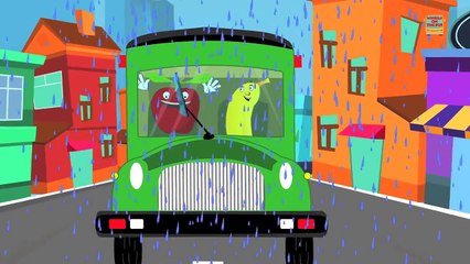 Fruits Wheels On The Bus | Nursery Rhymes For Kids And Childrens