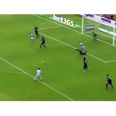 Football-excellent save by goal keeper