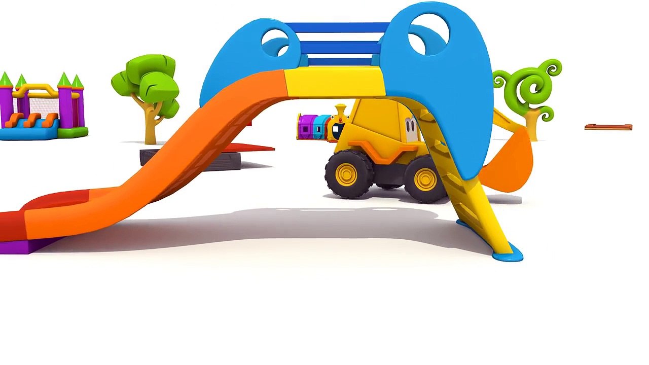 Max der Bagger - Der grüne Hubschrauber | 3D Animation für Kinder